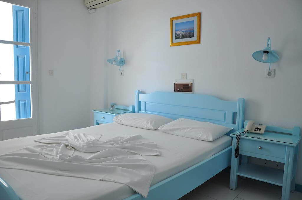 Dass Blaue Zimmer von Remezzo Hotel Pythagorion